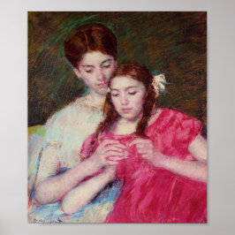 Die Crochet-Lektion (zwei Schwestern) Poster