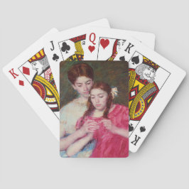 Die Crochet-Lektion (zwei Schwestern) Spielkarten