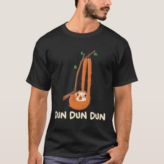 Die Croods Sloth Dun Dun Dun T-Shirt (Vorderseite)