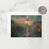 Die Cross-Grußkarte Mitteilungskarte (Vorderseite/Rückseite Beispiel)