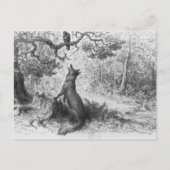 Die Crow und der Fuchs Postkarte (Vorderseite)