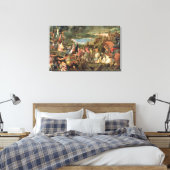 Die Crucifixe Leinwanddruck (Insitu (Schlafzimmer))