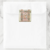 Die Crucifixe Quadratischer Aufkleber (Tasche)