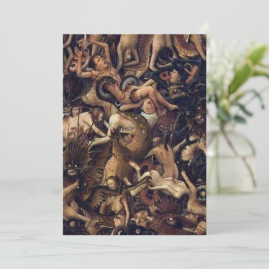 Die Crucifixierung des letzten Urteils von Jan Van Einladung (Stehend Vorderseite)