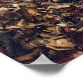 Die Crucifixierung des letzten Urteils von Jan Van Poster (Ecke)