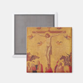 Die Crucifixierung (Tempera auf der Tafel) Magnet (Vorderseite/Rückseite)