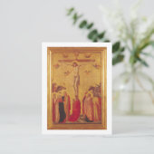 Die Crucifixierung (Tempera auf der Tafel) Postkarte (Stehend Vorderseite)