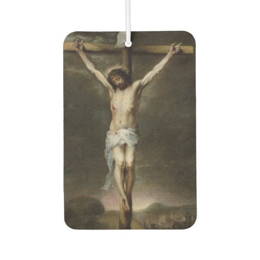 Die Crucifixierung von Jesus Air Freshener Autolufterfrischer (Vorderseite)