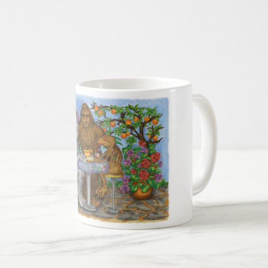 Die Cryptid Café-Tasse Kaffeetasse (VorderseiteRechts)