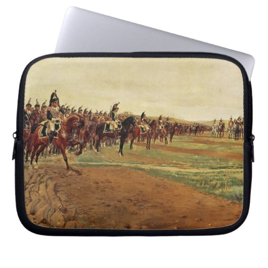 Die Cuirassiers vor ihrer Gebühr am Kampf Laptopschutzhülle (Vorderseite)