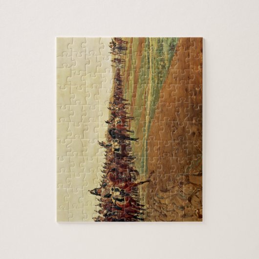 Die Cuirassiers vor ihrer Gebühr am Kampf Puzzle (Vertikal)