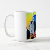 Die "Custom House Boston USA Poster Factory Mask" Kaffeetasse (Links)