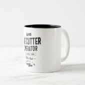 Die Cutter Zweifarbige Tasse (VorderseiteRechts)