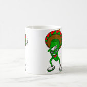 Die Dabbing Chili Pepper Mexikanisches Essen Kaffeetasse (Mittel)