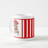 Die Dackel-Dame Mug Kaffeetasse (Vorderseite Links)