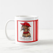 Die Dackel-Dame Mug Kaffeetasse (Links)
