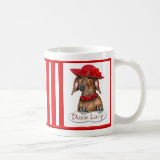 Die Dackel-Dame Mug Kaffeetasse