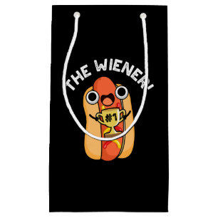 Die Dackel Funny Sieger Hot Dog Puff Dark BG Kleine Geschenktüte
