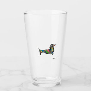 Die Dackel Glas Cup 16 oz.