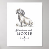 Die Dackel ist besser mit dem benutzerdefinierten  Poster (Vorne)