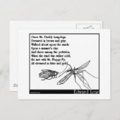 Die Daddy Lange Lege und die Fliege Postkarte (Vorne/Hinten)