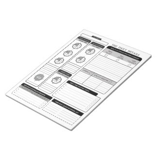 Die Daily Detail Planner Unterstützungsseite Notizblock