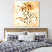Die Daisy Fairy Leinwanddruck (Insitu (Schlafzimmer))