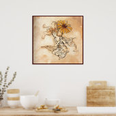 Die Daisy Fairy - Poster (Küche)