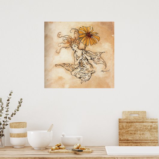 Die Daisy Fairy - Poster (Küche)