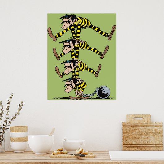 Die Dalton-Brüder Poster (Küche)