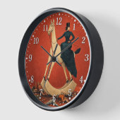 Die Dame auf dem Pferd Uhr (Winkel)
