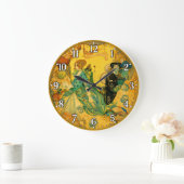 Die Dame der Dekoration Große Wanduhr (Zuhause)
