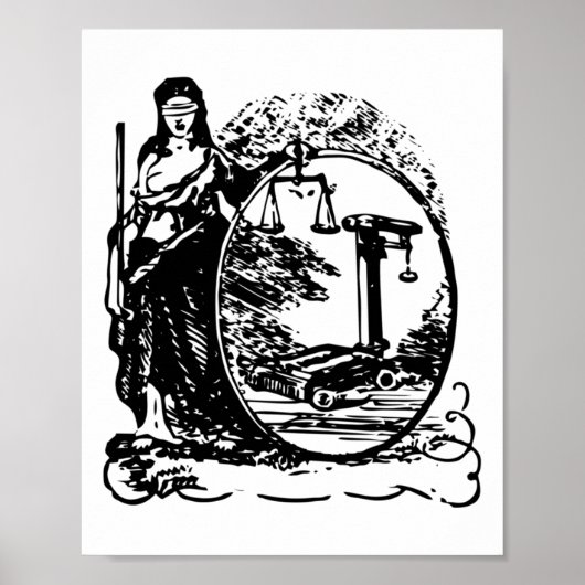 Die Dame der Gerechtigkeit Poster (Vorne)