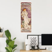Die Dame der Kamelien von Alphonse Mucha Poster (Heimbüro)