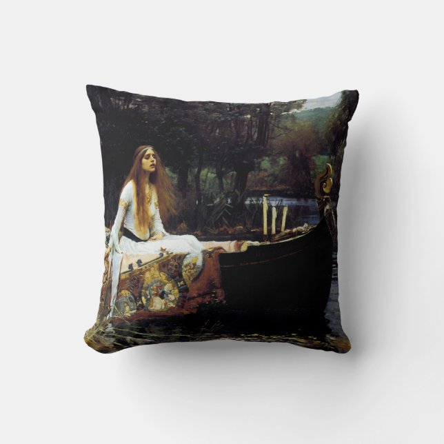 Die Dame der Schalotte Kissen (Vorderseite)