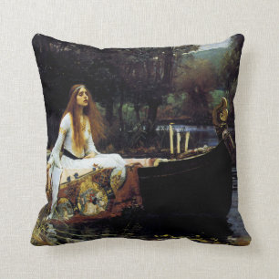 Die Dame der Schalotte Kissen