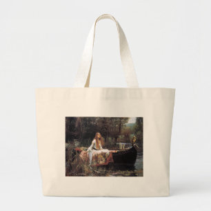 Die Dame der Schalotte-Taschen-Tasche Jumbo Stoffbeutel