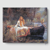 Die Dame der Shallot-Hochzeit Gästebuch (Rückseite)