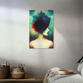 Die Dame des Schlosses Leinwanddruck