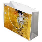 Die Dame in Gold, Gustav Klimt Große Geschenktüte (Rückseite Schrägansicht)