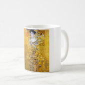 Die Dame in Gold, Gustav Klimt Kaffeetasse (VorderseiteRechts)
