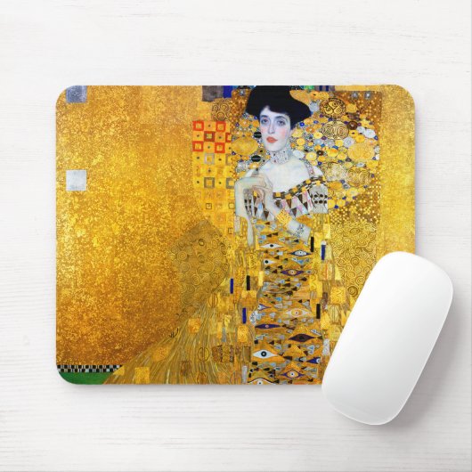 Die Dame in Gold, Gustav Klimt Mousepad (Mit Mouse)