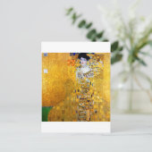 Die Dame in Gold, Gustav Klimt Postkarte (Stehend Vorderseite)