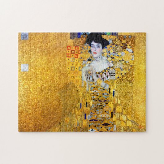 Die Dame in Gold, Gustav Klimt Puzzle (Horizontal)