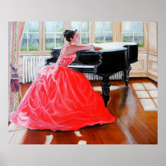 Die Dame in Rot Poster (Vorne)