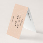 Die Dame Lieben Hunde und Katzen Visitenkarten (Rückseite)