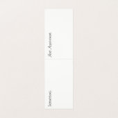 Die Dame Lieben Hunde und Katzen Visitenkarten (Innenseite Aufgefaltet)