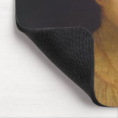 Die Dame mit dem grünen Turban Mousepad (Ecke)