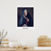 Die Dame mit dem Schleier von Alexander Roslin Poster (Küche)