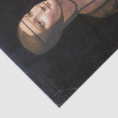 Die Dame mit dem Unkraut von Leonardo da Vinci ren Seidenpapier (Ausschnitt)